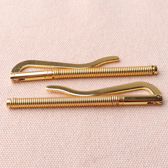 5pcs 80mm Long Wallet Hardware Supplies Gold Spring Money Clip Etsy - image 0